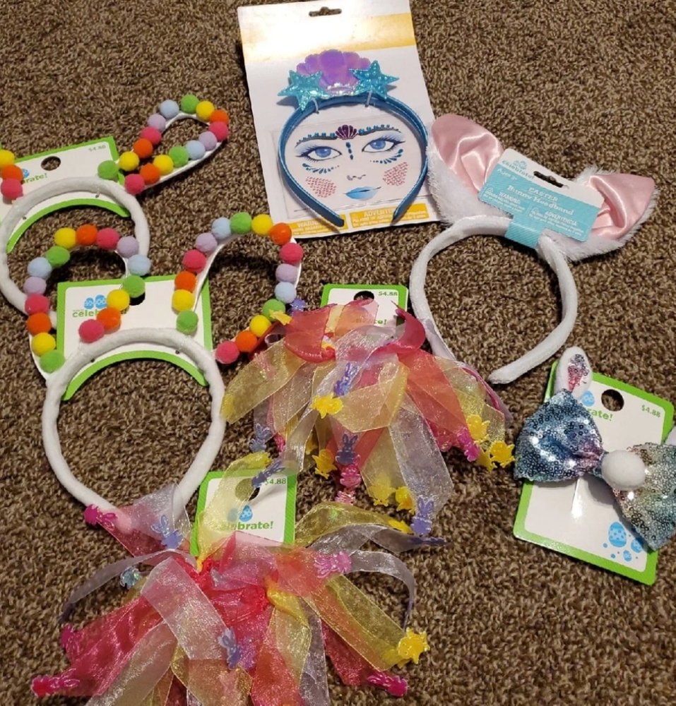 Bundle of spring/ easter hair accessories